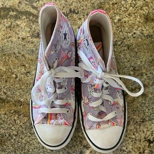 Girl Unicorn high top Converse